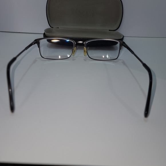 Chesterfield CH17 XL Eyeglass Frame Only Rectangular Black Half-Rim 58-19-150 - Picture 5 of 12